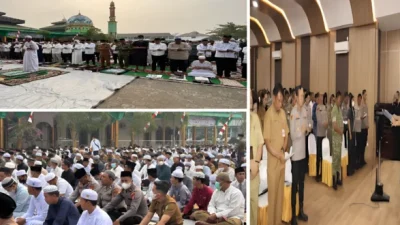 Ikhtiar di Tengah Bencana Kemarau Panjang, Pemkab Barsel dan Forkopimda Laksanakan Salat Istisqa dan Doa Bersama